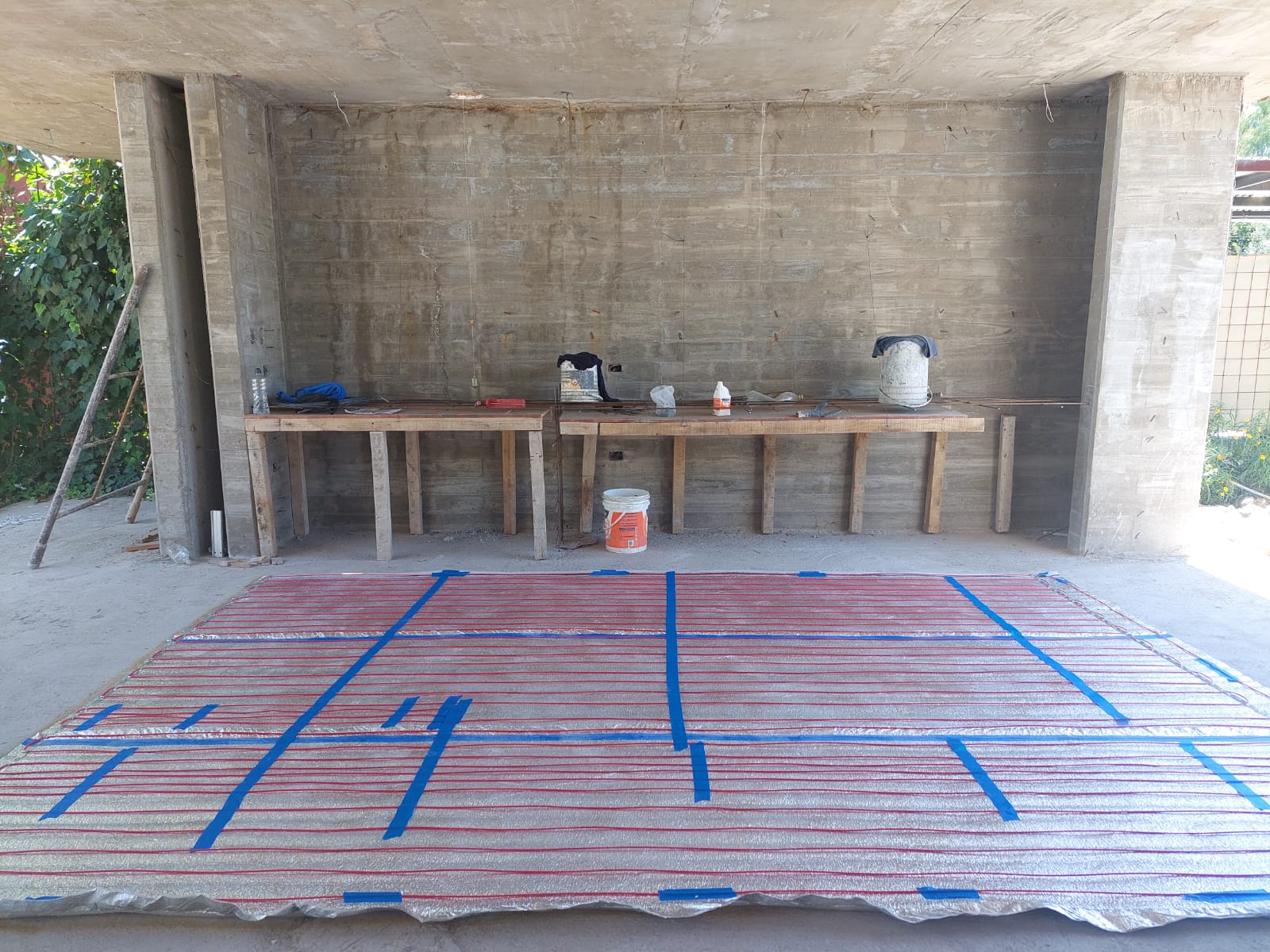 Piso radiante eléctrico